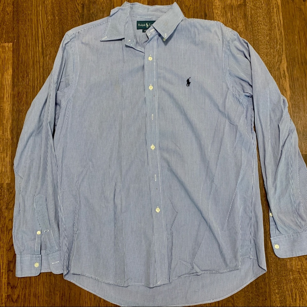 POLO RALPH LAUREN NAVY BUTTON DOWN! 🔥😎🐎